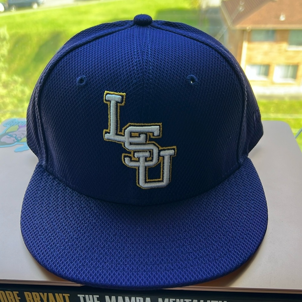 LSU Tigers New Era Batting Practice Official Baseball Hat 7 1/4 Excellent